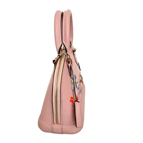 Louis Vuitton Epi Alma BB Blooming Flowers Multicolor Rose Ballerine Pink - Picture 7 of 15